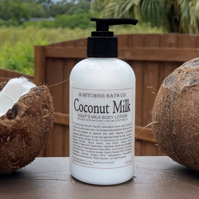 Coconut Goat's Milk Lotion B. Witching Bath Co. 8 oz. - Yes Apparel