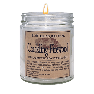 Crackling Firewood Soy Wax Candle - 90+hrs - Yes Apparel