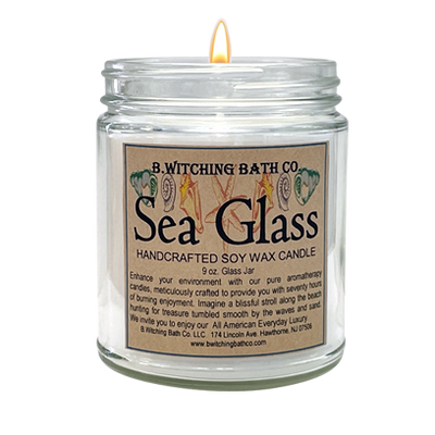 Sea Glass Handcrafted Soy Wax Candle - 90hrs - Yes Apparel