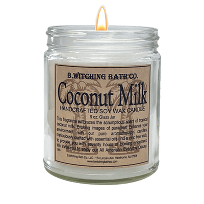 Coconut Milk Handcrafted Soy Wax Candle - 90+hrs - Yes Apparel