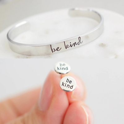 Be Kind Earrings & Bracelet - Yes Apparel